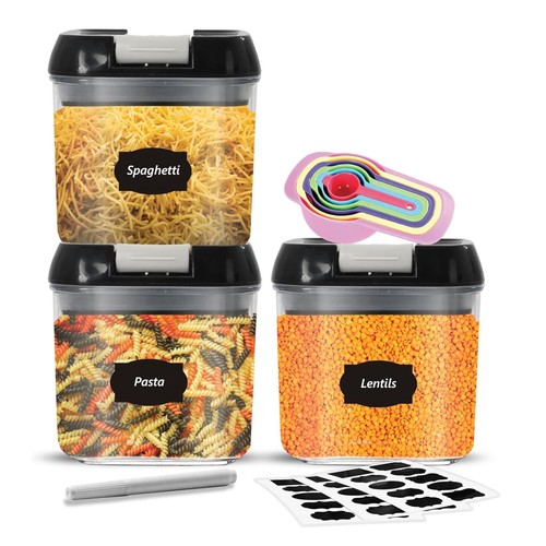 Piece food storage lock - 3, 0.5l