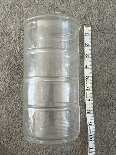 Tier glass storage jar sweet - 4,