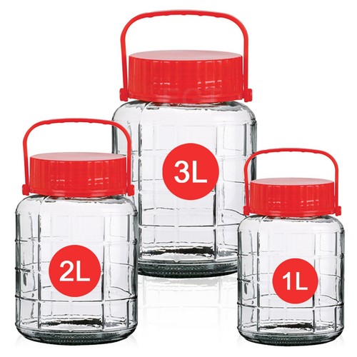 Large clear glass jar - large,