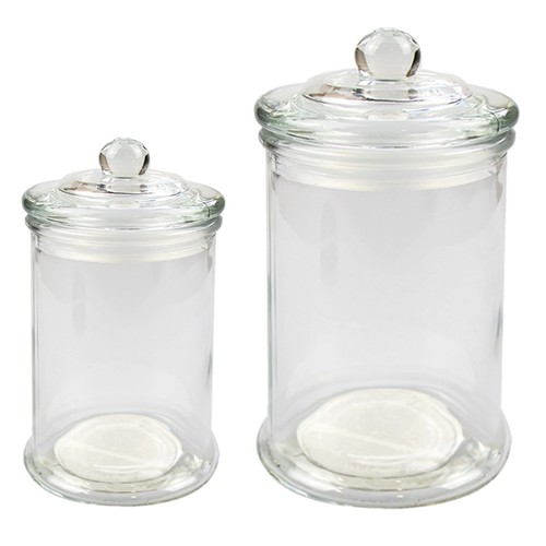 Glass sweet jars with lid - sweet,
