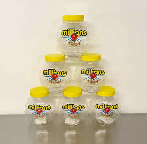 Bargain six empty plastic - -,