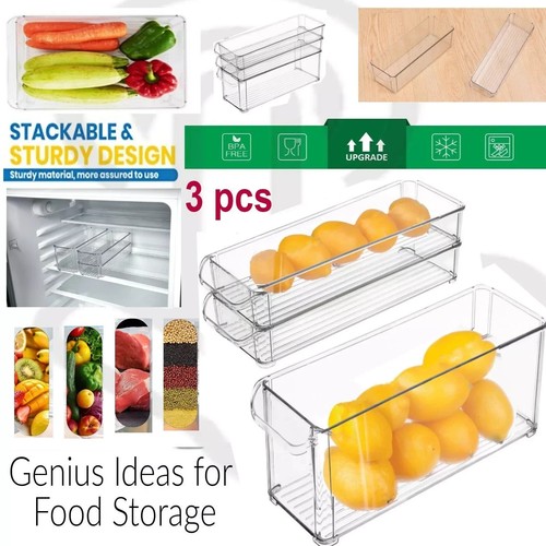 3pcs fridge storage box set - fridge,