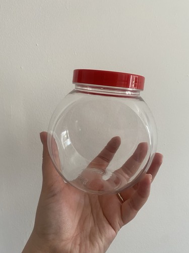 Cookie 650ml plastic jar - 650ml,