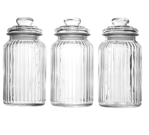 Airtight glass jars vintage - airtight,
