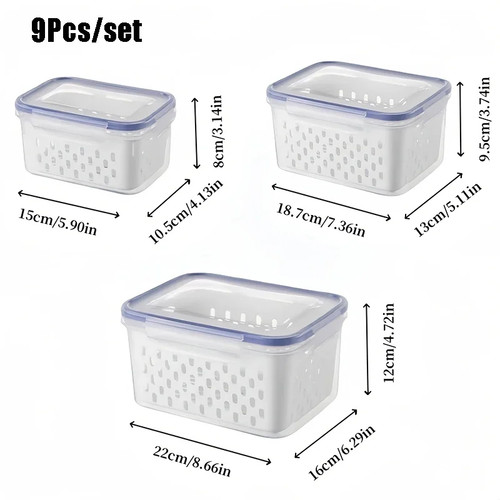9pcs set fruit - 9pcs/set, storage