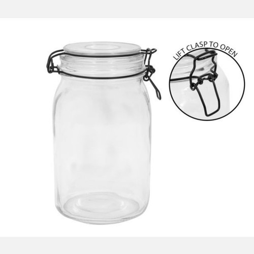 Glass clip top storage - clip,