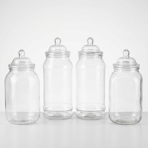 Victorian sweet jars clear - jars, 1l
