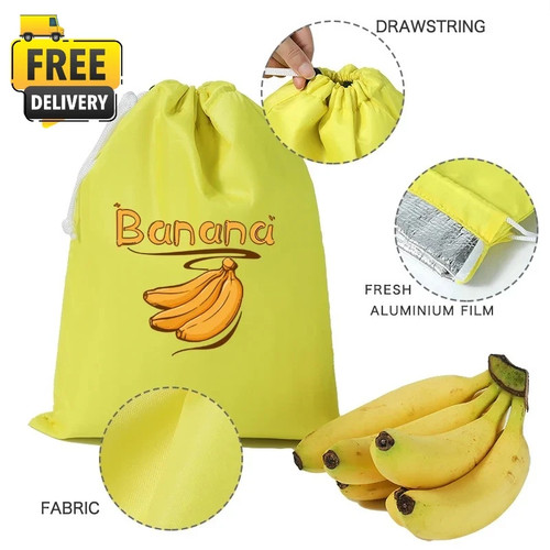 Banana storage bag tie - banana, –
