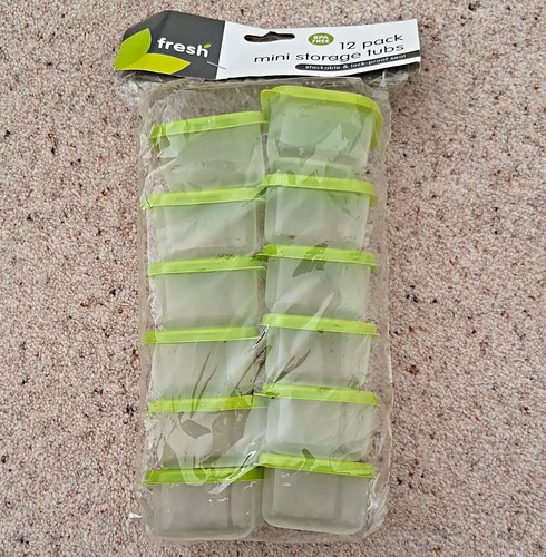 Fresh mini storage tubs - mini,